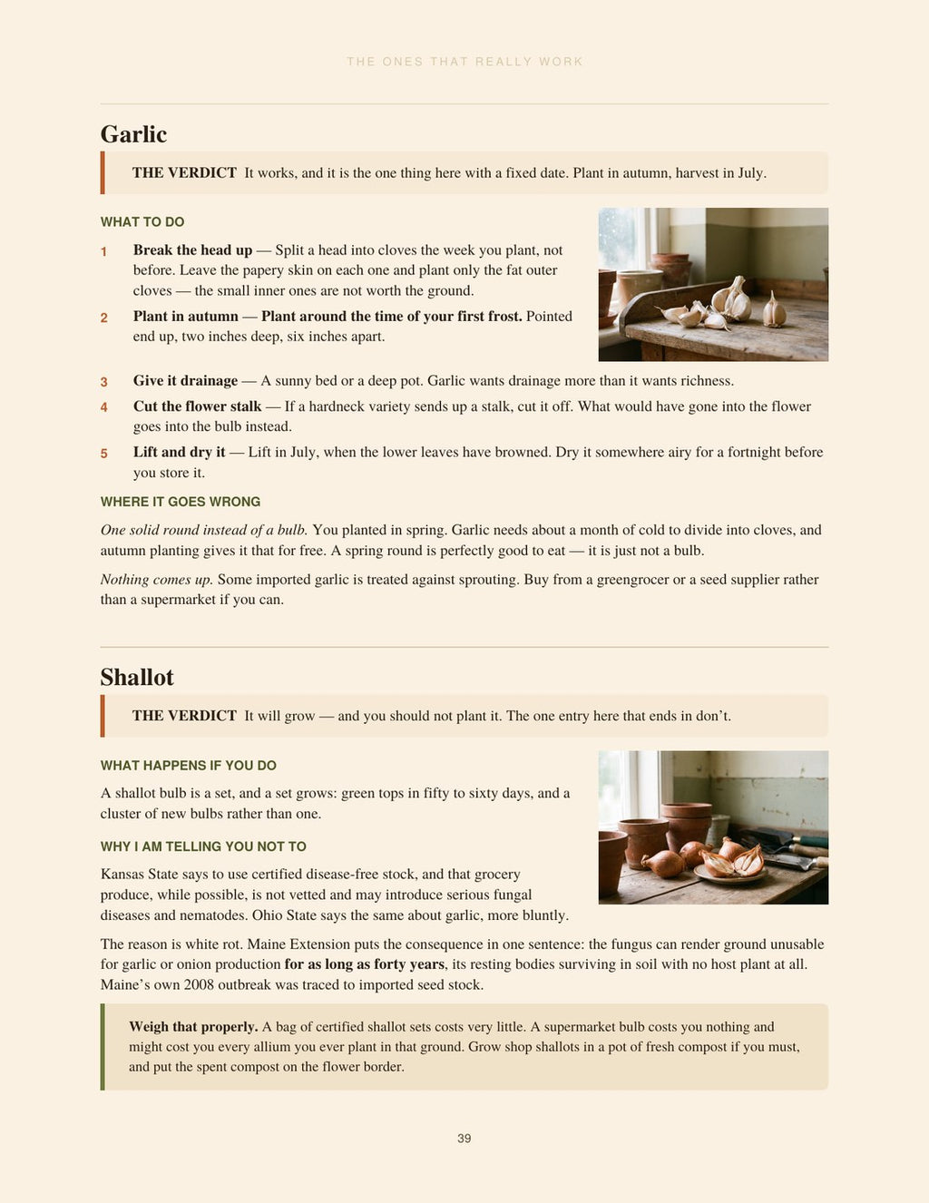 Two plant entries sharing one page